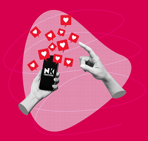 nk creative social media services logo